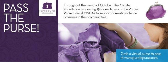 Pass a Purple Purse for Domestic Violence Awareness at B-Inspired Mama
