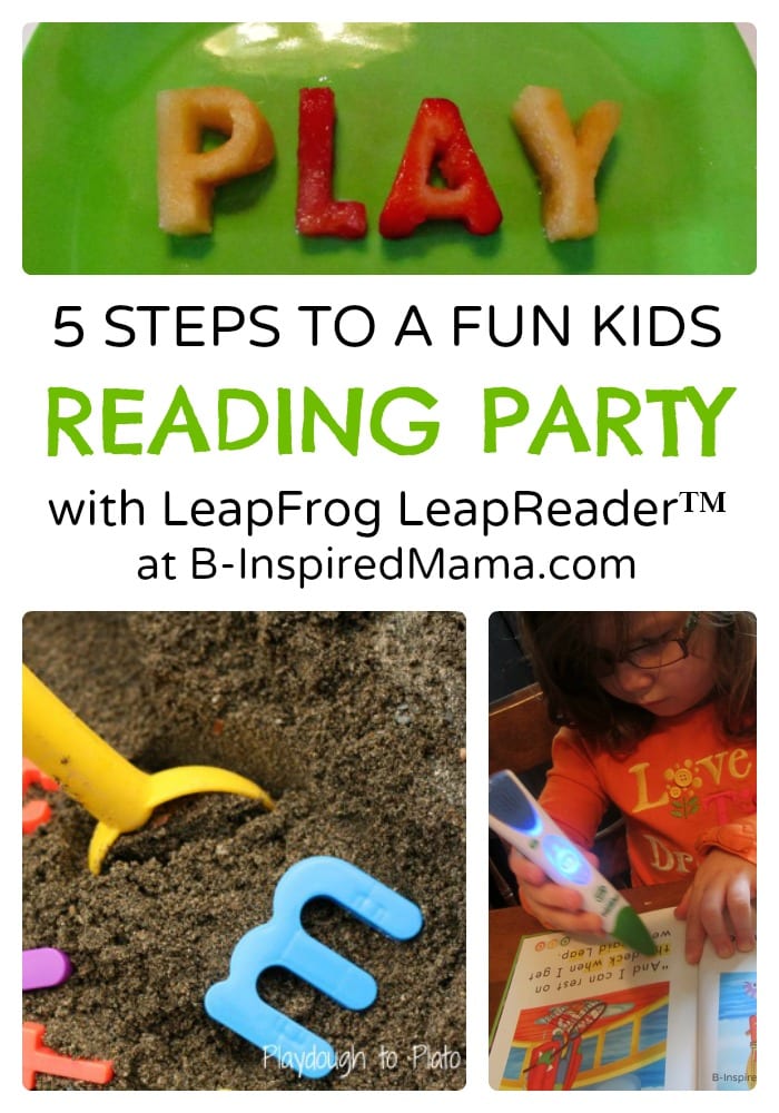 5 Steps to a Reading Themed Kids Party at B-Inspired Mama