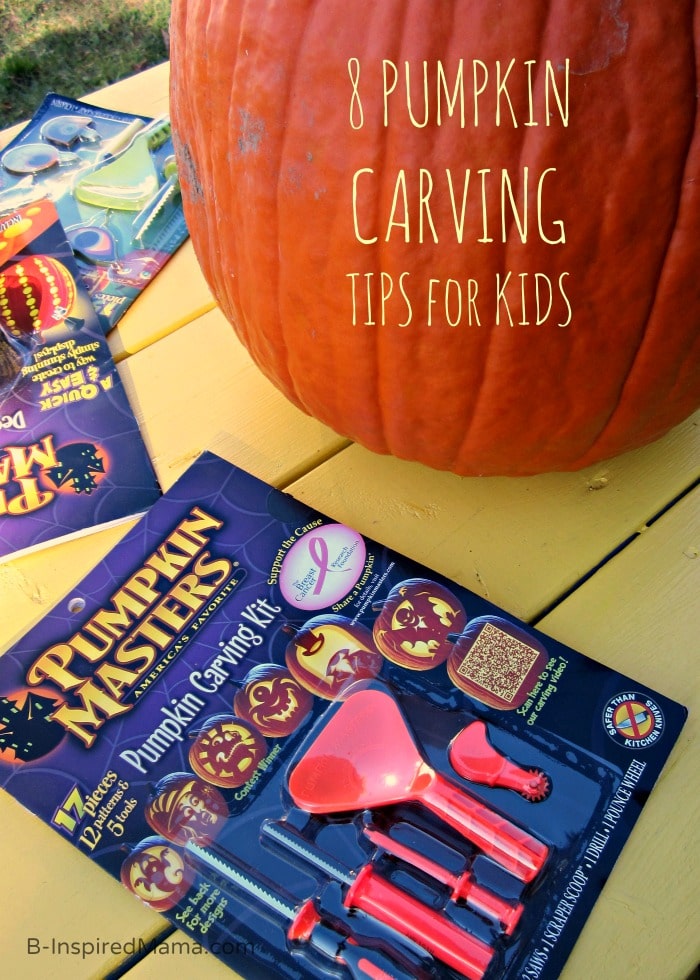 8 Pumpkin Carving Tips for Kids from Pumpkin Masters and B-Inspired Mama