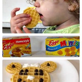 Minnie Mouse Waffles for a Fun Kids Breakfast at B-Inspired Mama