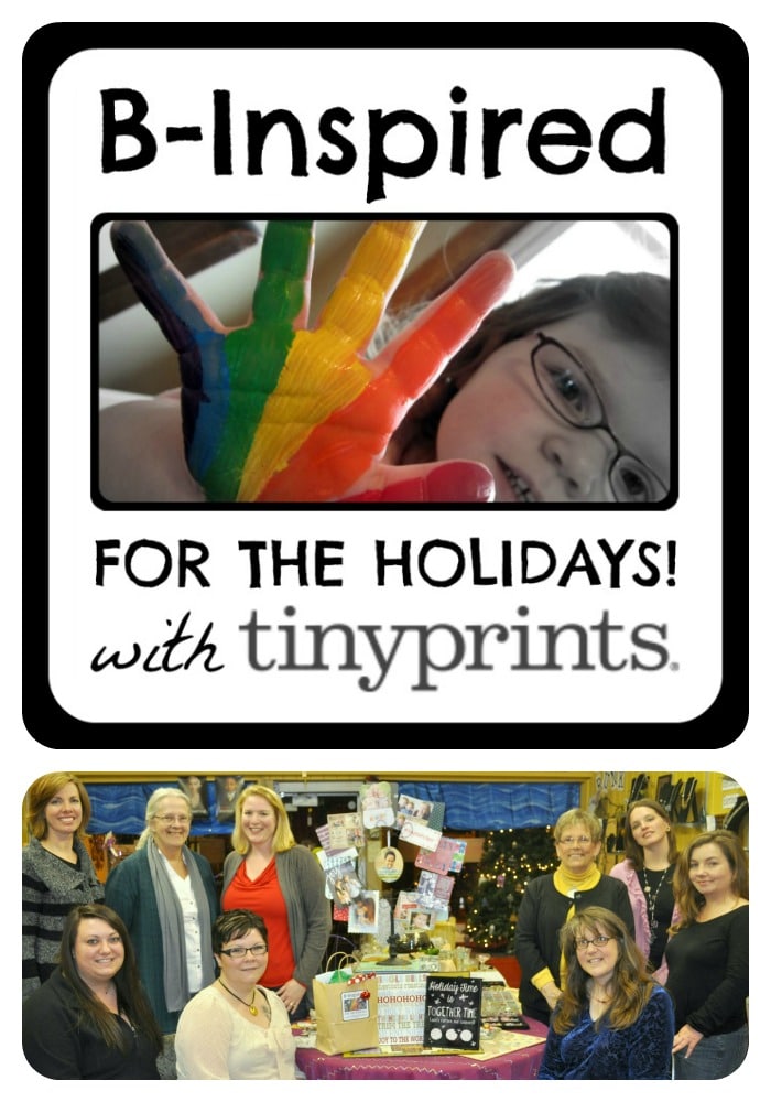 B-Inspired for the Holidays Moms Night Out - Sponsored by #TinyPrintsCheer