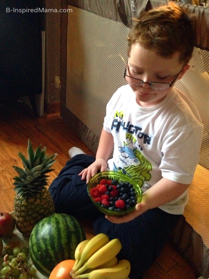 Kids Fruit Exploration and Learning - Sponsored by FruitsMax at B-Inspired Mama