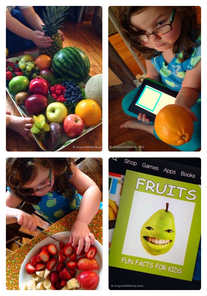 Kids Fruit Learning and Exploration - Sponsored by FruitsMax at B-Inspired Mama