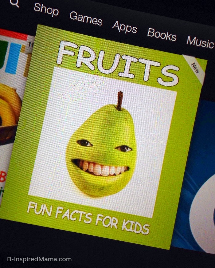 Kids Fruit Learning with eBooks - Sponsored by FruitsMax at B-Inspired Mama