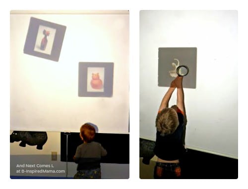 Preschool Art Appreciation with Art Slides and a Light Projector at B-Inspired Mama