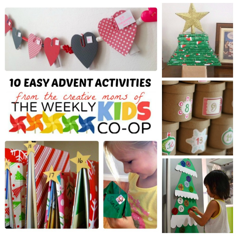 10 Easy Advent Calendar Activities for Kids • B-Inspired Mama