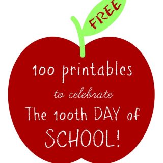 100 Free 100th Day of School Printables at B-Inspired Mama
