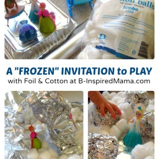 A FROZEN Kids Play Invitation at B-Inspired Mama #FrozenFun, #shop, #cbias