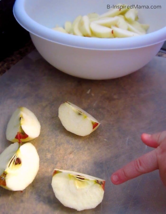Apple Fractions - Math Fun with Apple Pie at B-Inspired Mama