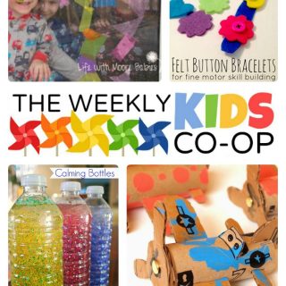 Colorful Kids Activities at The Weekly Kids Co-Op at B-Inspired Mama