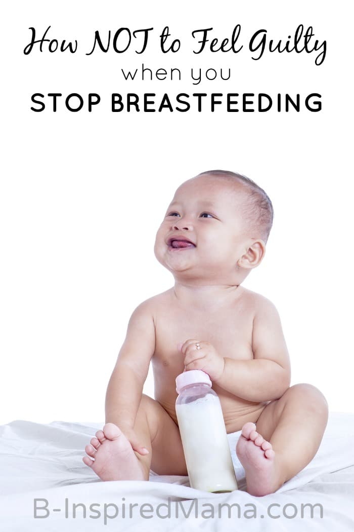 Stopping Breastfeeding - Without the Guilt - Sponsored by Simply Right at B-Inspired Mama