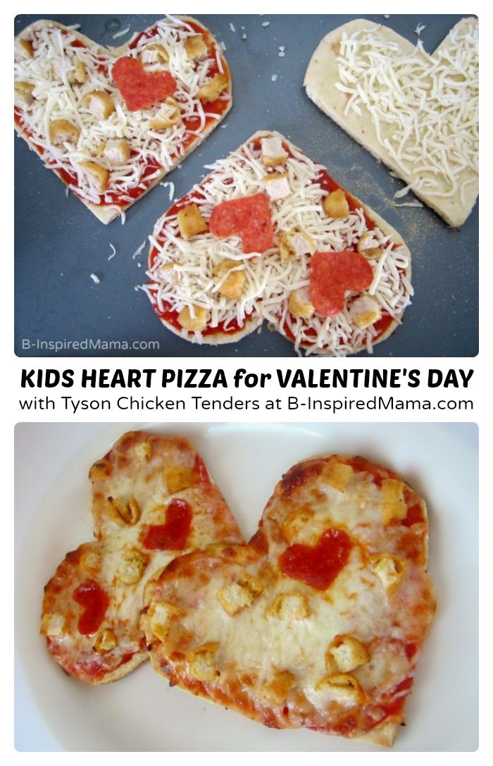 Super Simple Heart Shaped Valentines Day Pizza