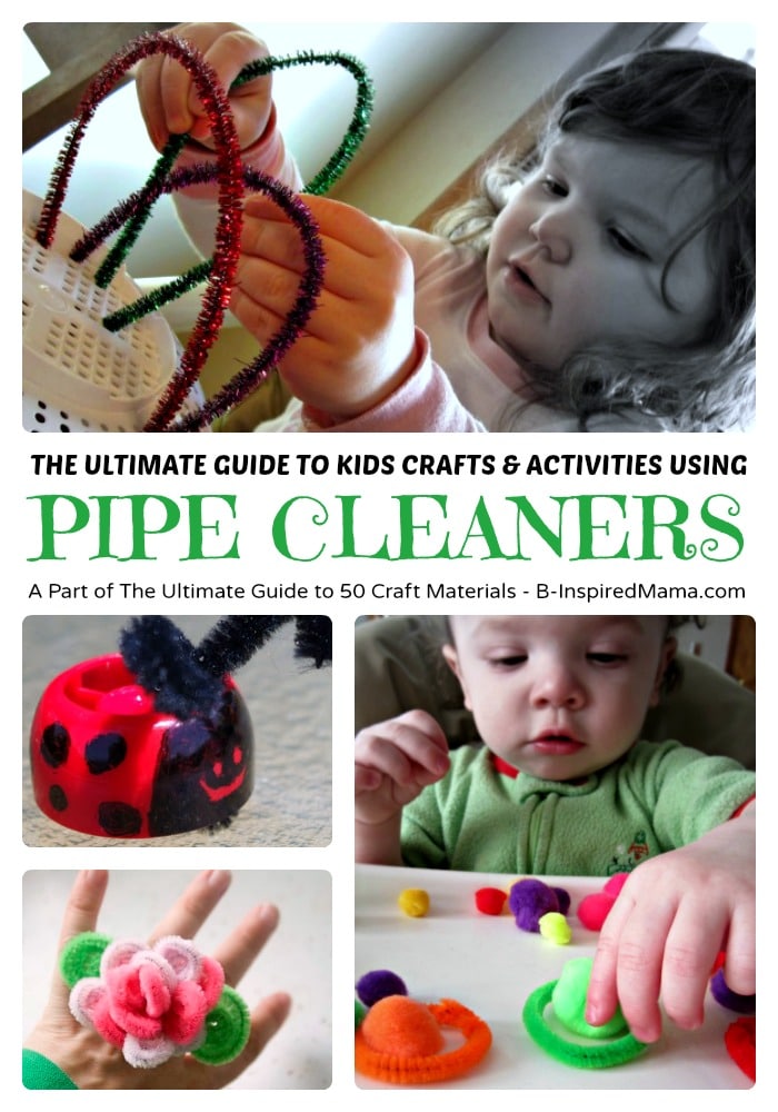 Fun Crafts and Activities with Pipe Cleaners • B-Inspired Mama