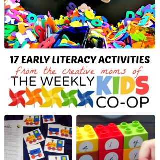 17 Early Literacy Activities from The Weekly Kids Co-Op at B-Inspired Mama