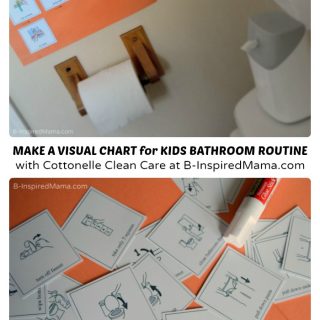 DIY Visual Schedule for Kids Bathroom Habits - #sponsored #CtnlCareRoutine #PMedia - B-Inspired Mama