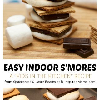 Easy Indoor S'Mores - Kids in the Kitchen at B-Inspired Mama