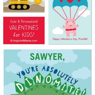 Personalized Kids Valentines - Sponsored by Treat - at B-Inspired Mama