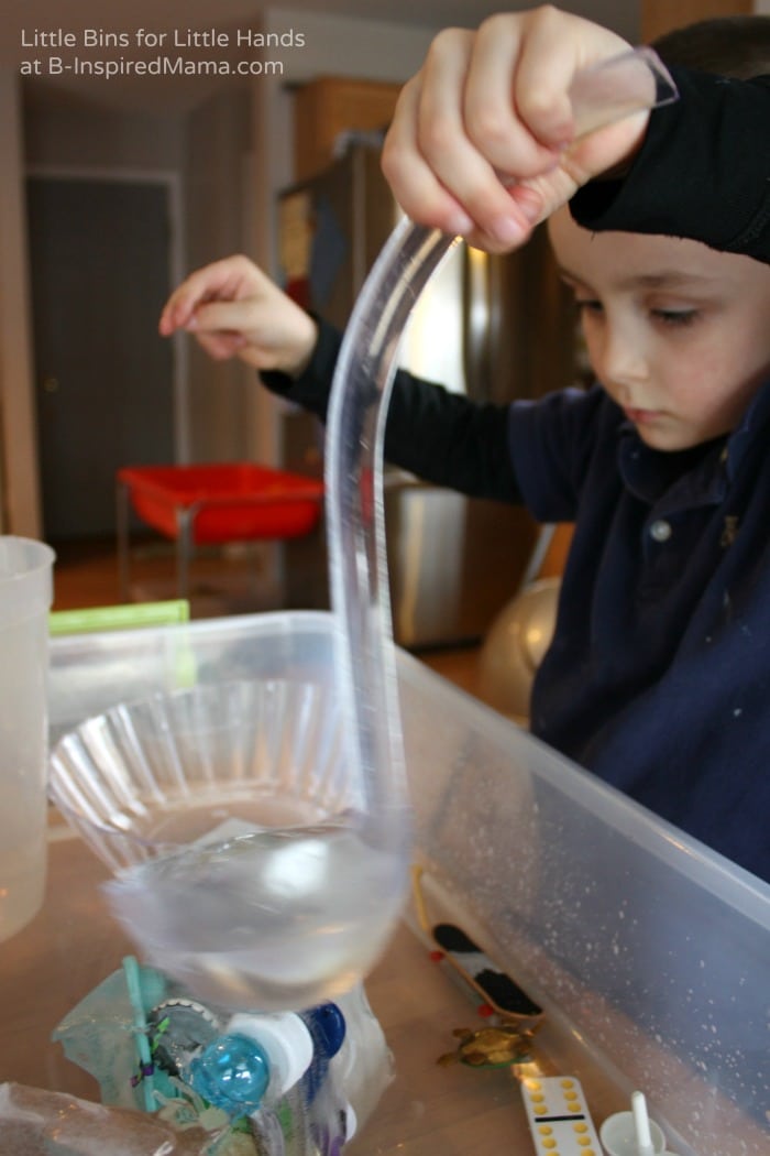 Simple Science for Kids - A Fun Junk Drawer Ice Melt at B-Inspired Mama