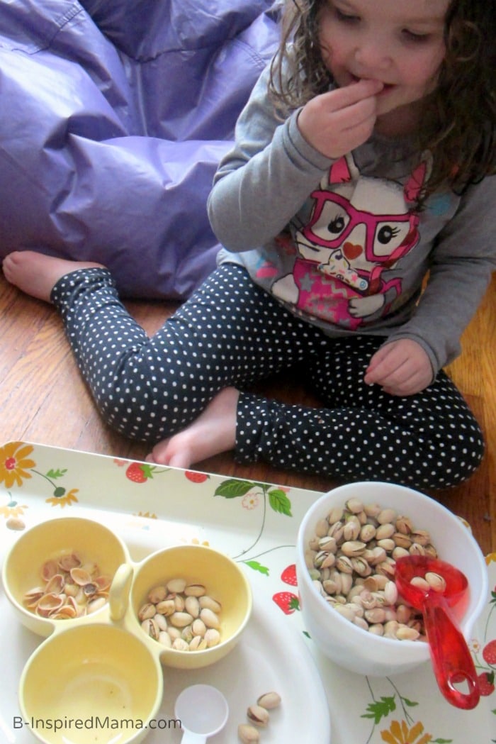 Yummy Early Learning Fun with Pistachios - #Sponsored by #PistachioHealth - B-Inspired Mama