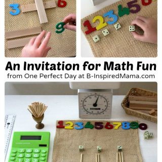 A Simple Math Fun Space at B-Inspired Mama