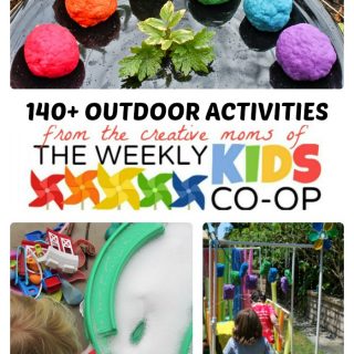 140+ Outdoor Activities for Kids + The Weekly Kids Co-Op Link Party at B-Inspired Mama