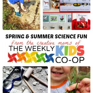 Spring & Summer Science for Kids + The Weekly Kids Co-Op Link Party at B-Inspired Mama