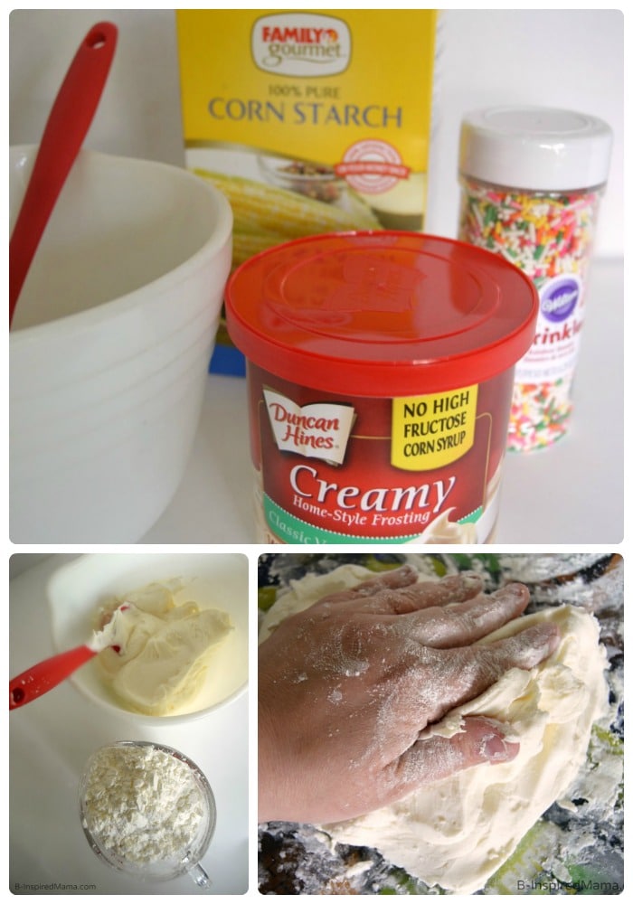Making a Cupcake Play Dough Recipe - #GeorgeTurns1 at B-Inspired Mama
