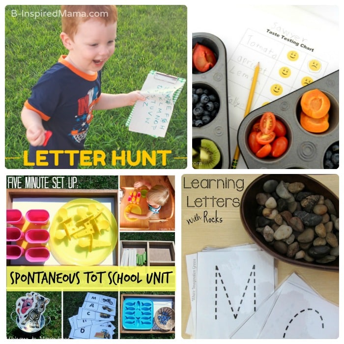 Easy Ideas for Early Learning at Home + The Kids Co-Op Link Party at B-Inspired Mama