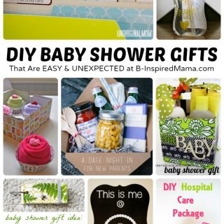 Easy and Unexpected DIY Baby Shower Gifts at B-Inspired Mama [#sponsored by Playtex]
