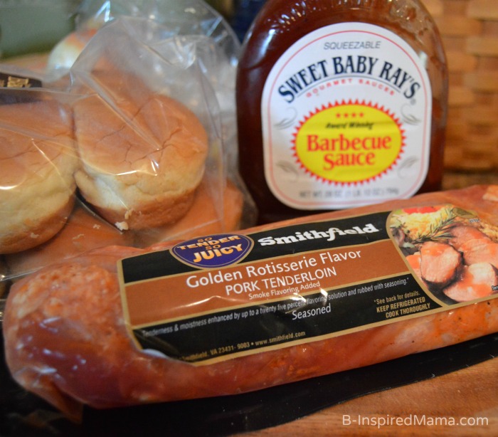 Ingredients for My SIMPLE Pork BBQ Family Meal [#ad #PutPorkOnTheMenu] at B-Inspired Mama