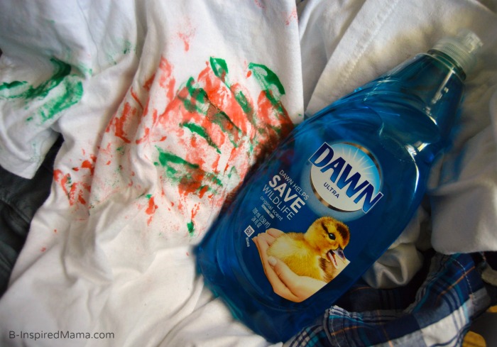 Super Fun Finger Painting Ideas + A Stain Cleanup Tip [#Sponsored by #DawnBeyondTheSink] at B-Inspired Mama