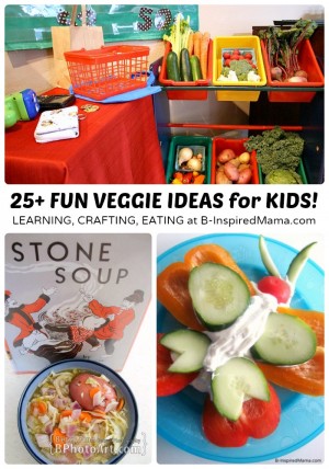 Vegetables for Kids - Ideas for Making Them FUN and Tasty at B-Inspired Mama [#sponsored #ILikeVeggies #CleverGirls]