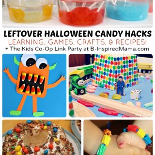 What to Do With Leftover Halloween Candy + The Kids Co-Op Link Party at B-Inspired Mama