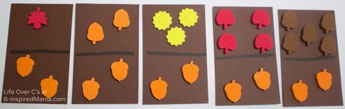 Making DIY Fall Dominos for Cool Math Games - B-Inspired Mama