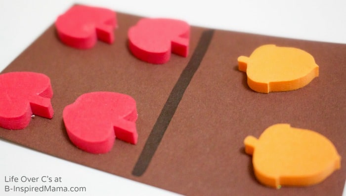 Simple DIY Fall Dominos for Cool Math Games - B-Inspired Mama
