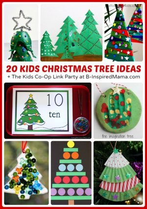 Christmas Tree Christmas Activities for Kids • B-Inspired Mama