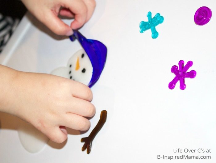 A Simple Snowman Winter Fine Motor Activity at B-Inspired Mama