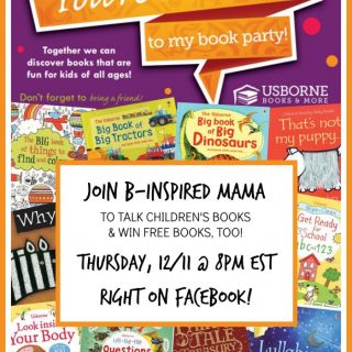 You're Invited to B-Inspired Mama's Usborne Books Kick-Off Party on Facebook