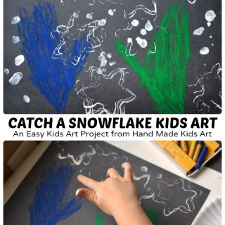 Catch a Snowflake - An Art Project for Kids at B-Inspired Mama