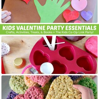 Creative Kids Valentine Party Ideas + The Kids Co-Op Link Party at B-Inspired Mama