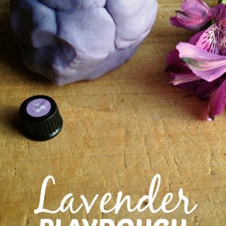 Essential Oils for Kids - A Homemade Lavender Playdough Recipe for Soothing and Calming at B-Inspired Mama