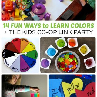 14 Fun Ideas for Learning Colors + The Kids Co-Op Link Party at B-Inspired Mama