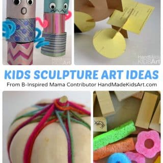 Creative Kids Sculpture Art Projects from Hand Made Kids Art at B-Inspired Mama