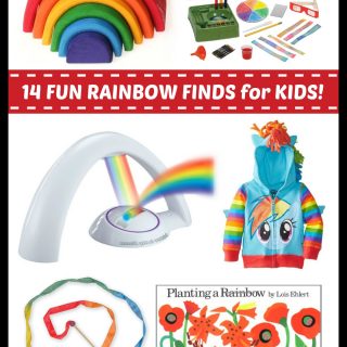 14 Fun Finds for Rainbow Play and Learning at B-Inspired Mama