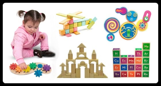 24 of The BEST STEM Toys for Kids - Blocks and Gears at Fun Finds Friday - B-Inspired Mama
