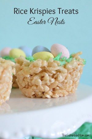 Easter Nests Rice Krispies Treats