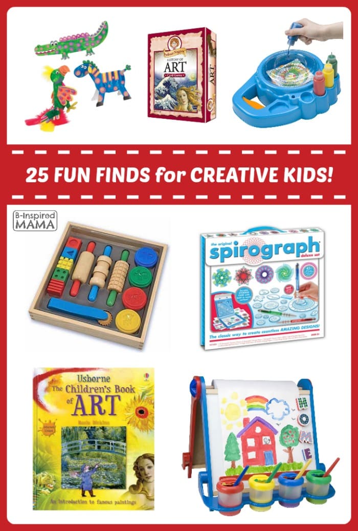 25 Fun Finds for Creative Kids - Fun Finds Friday at B-Inspired Mama