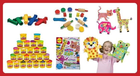 25 Fun Finds for Creative Kids - Playdough and Art Kits -  B-Inspired Mama