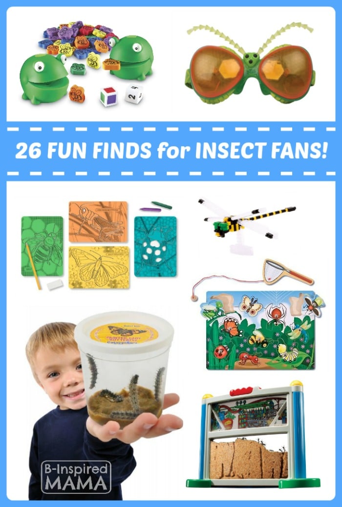 26 Fun Finds for Kids Who Love Insects - Fun Finds Friday at B-Inspired Mama