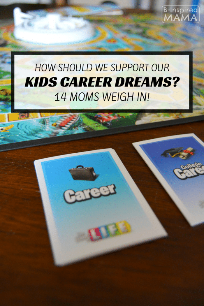 How Should We Support our Kids Career Dreams - Inspired by The Game of Life at B-Inspired Mama
